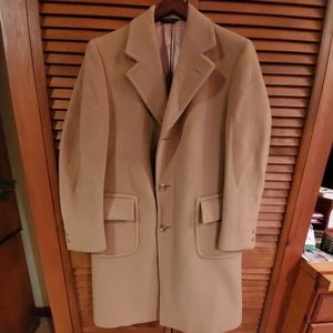 Malcolm Kenneth, camel hair coat